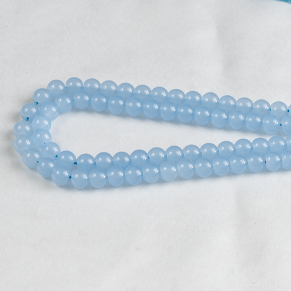 Chalcedony  Dyed Beads, Natural Round Crystal Beads 6mm to 10mm