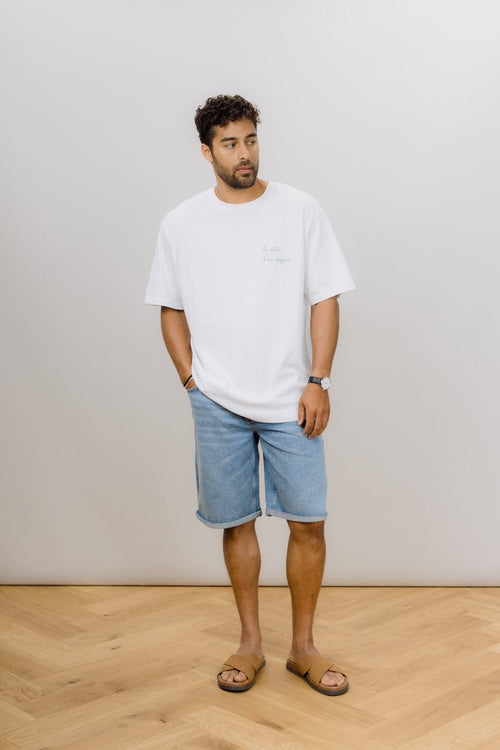 Urban Pioneers Male Chance Denim Shorts SHORTS LIGHT BLUE