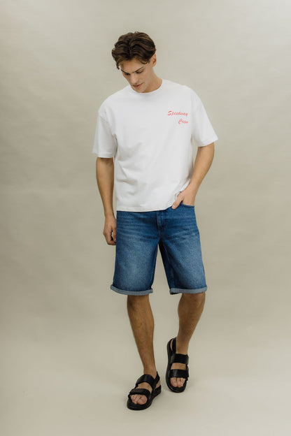 Urban Pioneers Male Chance Denim Shorts SHORTS MID BLUE