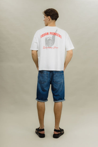 Urban Pioneers Male Chance Denim Shorts SHORTS MID BLUE