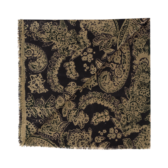 Urban Pioneers Uni Charles Scarf SCARF BLACK PAISLEY