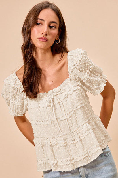 Charm Me Ruffle Top-Off White-SMALL-Cute-Trendy-Shop-Womens-Boutique-Clothing-Store