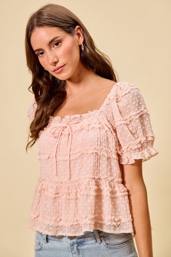 Charm Me Ruffle Top-Cute-Trendy-Shop-Womens-Boutique-Clothing-Store