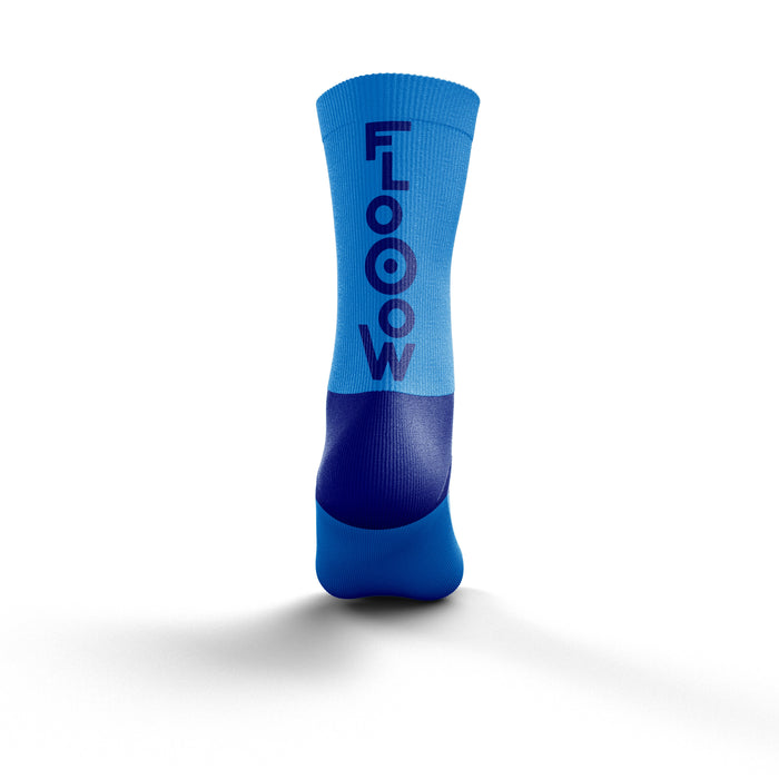 Chaussettes Multisport mi-haute - Flooow light blue & electric blue