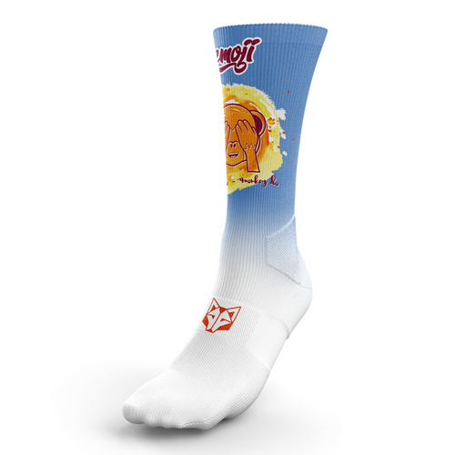 Chaussettes sublimées - Emoji Monkey See