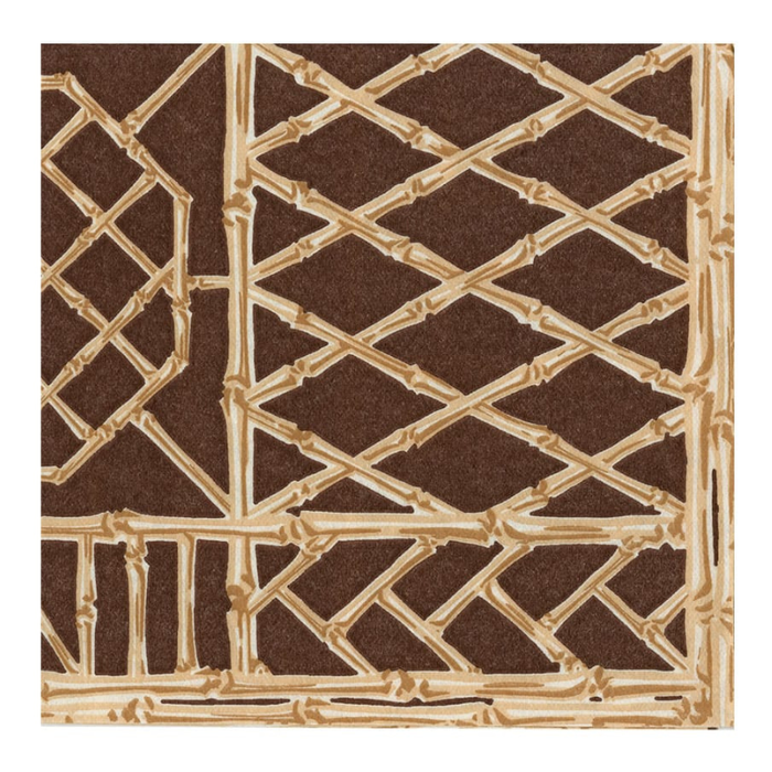 Chestnut Bamboo Luncheon Napkins - Becket Hitch