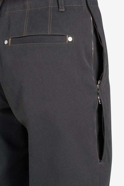 ÉTUDES STUDIO CHINO ZIP PANTS DK GREY 2