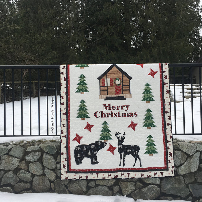 Christmas at the Cabin Downloadable PDF Quilt Pattern