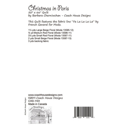 Christmas in Paris Quilt Pattern
