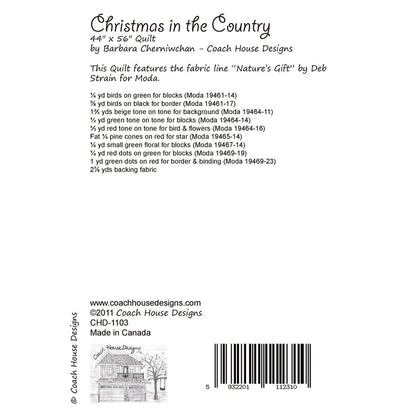 Christmas in the Country Quilt Pattern