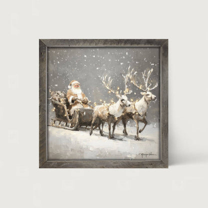 Christmas Lights on Sleigh