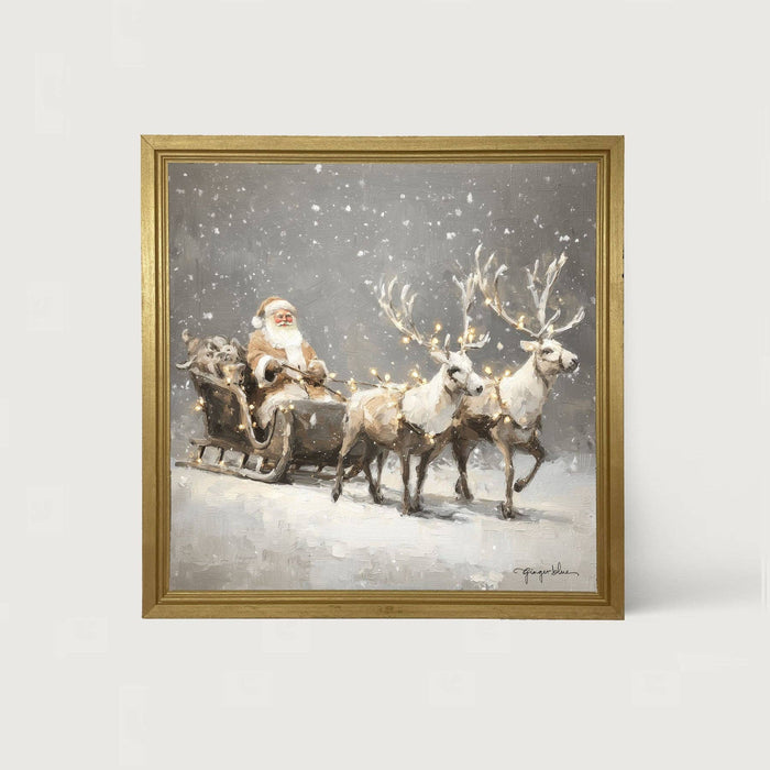 Christmas Lights on Sleigh