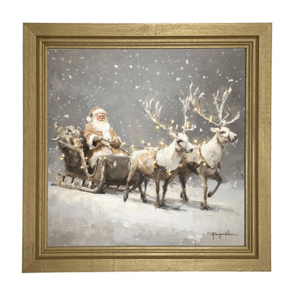 Christmas Lights on Sleigh