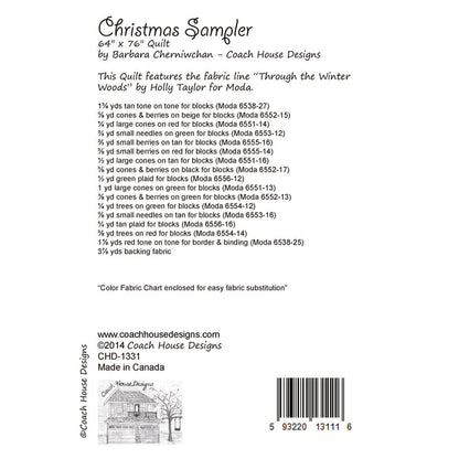 Christmas Sampler Quilt Pattern