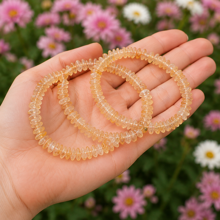 Citrine Chip Bracelet (Physical Healing and Stress Relief)