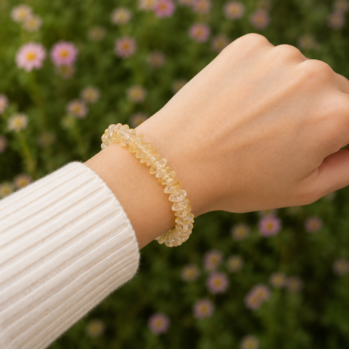 Citrine Chip Bracelet (Physical Healing and Stress Relief)