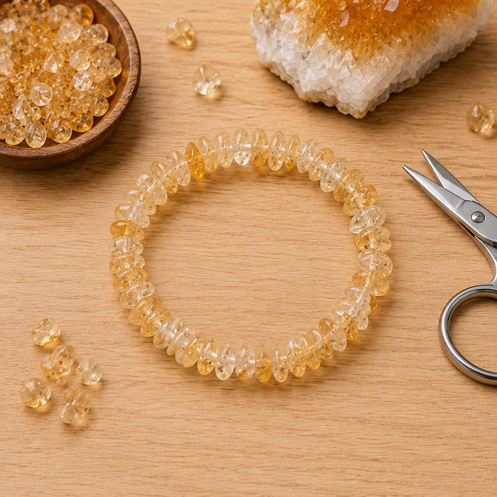 Citrine Chip Bracelet (Physical Healing and Stress Relief)
