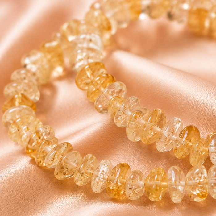 Citrine Chip Bracelet (Physical Healing and Stress Relief)