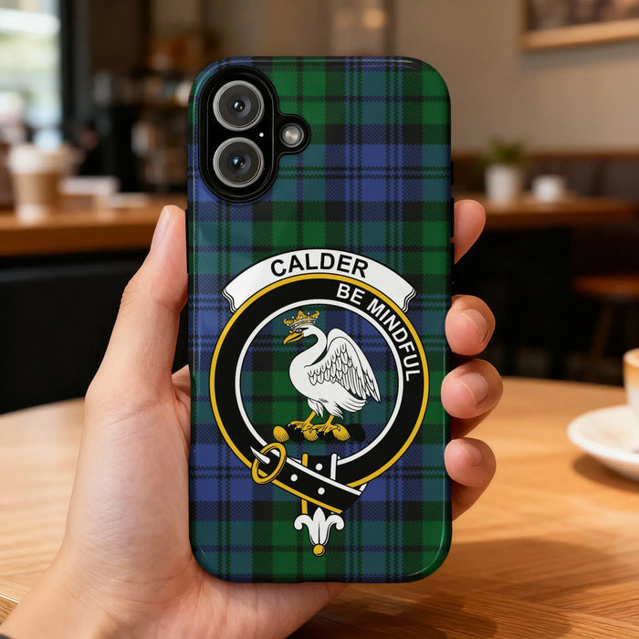 Calder Be Mindful Plaid Phone Case Design