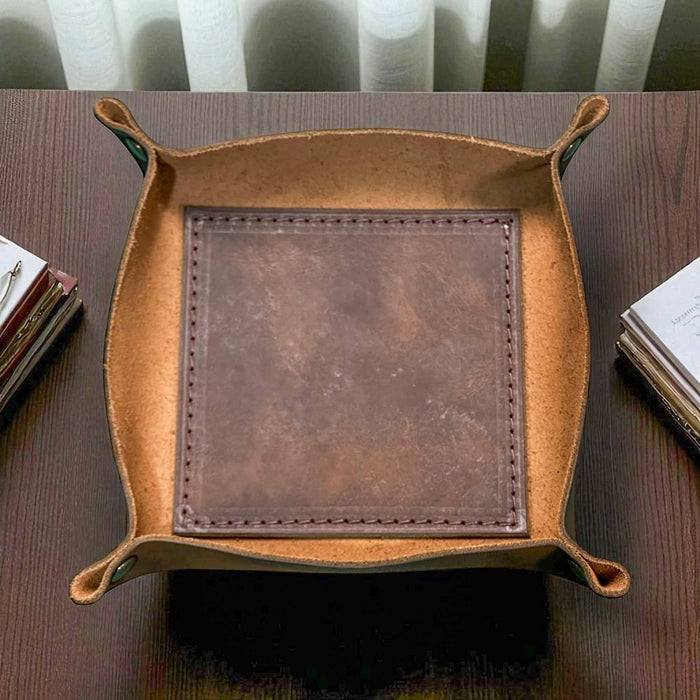 Classic Leather Desk & Nightstand Tray