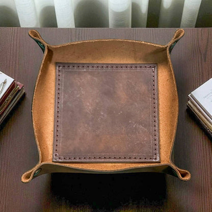 Classic Leather Desk & Nightstand Tray