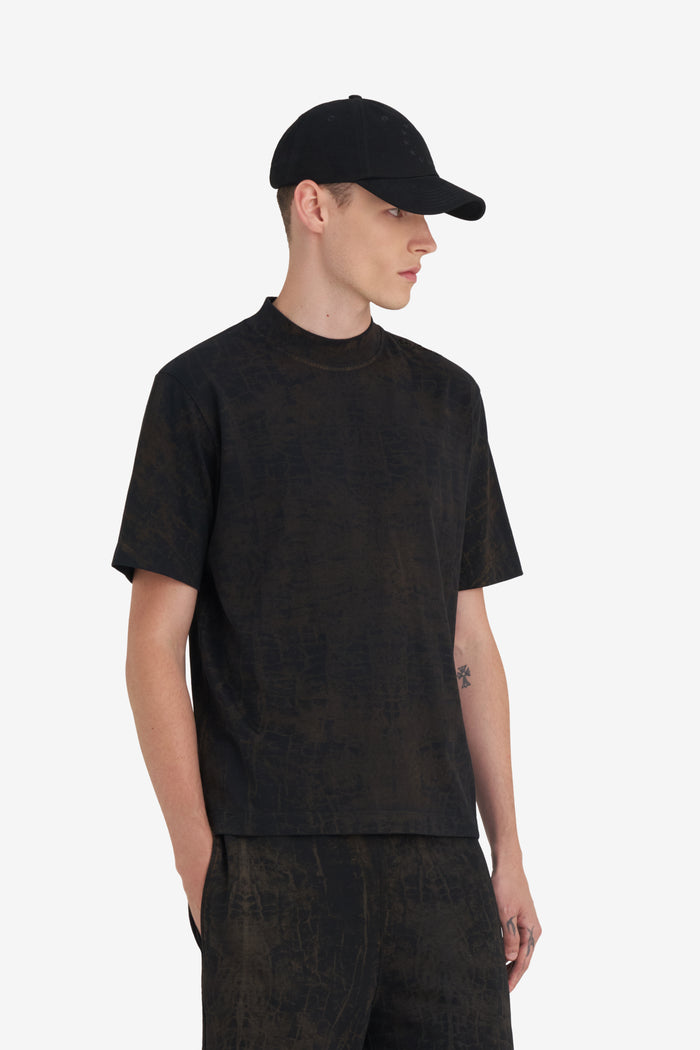 CLASSIC T-SHIRT LOGO CRACKED XXS / BLACK