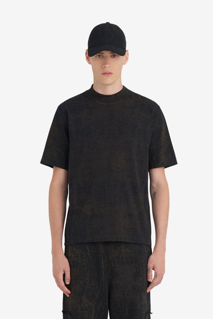 CLASSIC T-SHIRT LOGO CRACKED XXS / BLACK