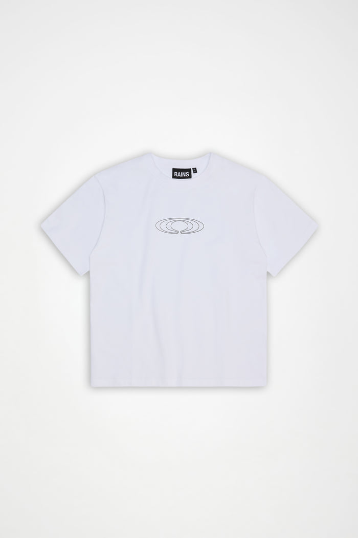 RAINS Classic T-shirt Splash White Short Sleeve