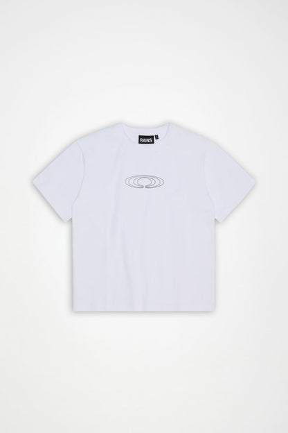 RAINS Classic T-shirt Splash White Short Sleeve