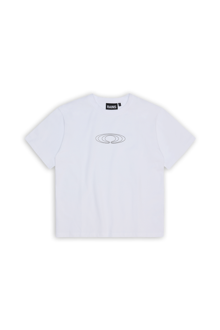RAINS Classic T-shirt Splash White Short Sleeve