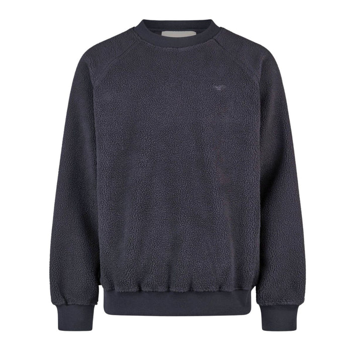 Cleptomanicx Flaneur Crewneck Blue Graphite