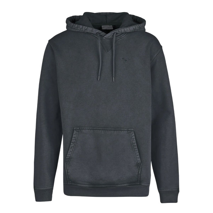 Cleptomanicx Ligull Washed Boxy Hoodie Blue Graphite