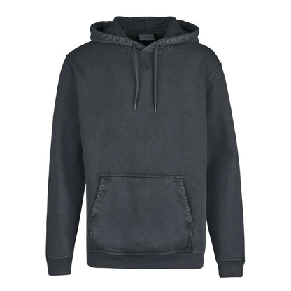 Cleptomanicx Ligull Washed Boxy Hoodie Blue Graphite