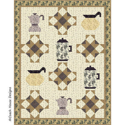 Coffee First Quilt Pattern