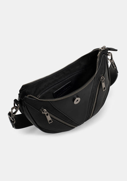 Colette Rat Zip Triangle Hardware Shoulder Bag