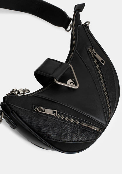 Colette Rat Zip Triangle Hardware Shoulder Bag