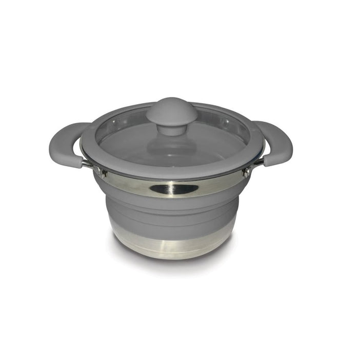 Collapsible Saucepan 3L - Grey