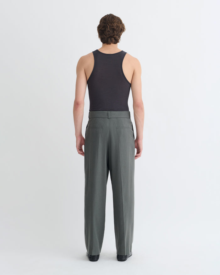 Colten - Belted pants - Dark Grey