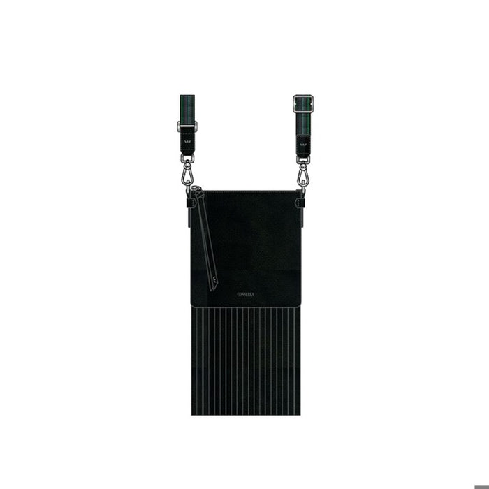 black crossbody with fringe