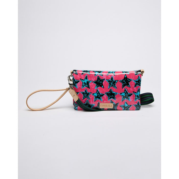 pink crossbody with stars