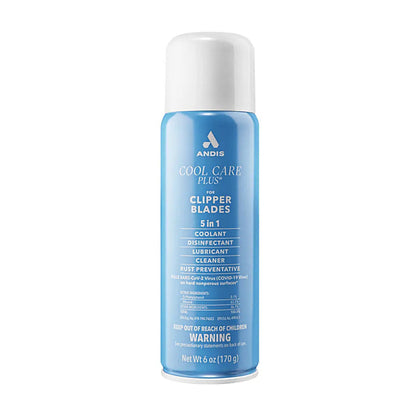 Cool Care Plus Clipper Spray + two Black Nitrile Barber Gloves Bundle BUYBARBER.COM