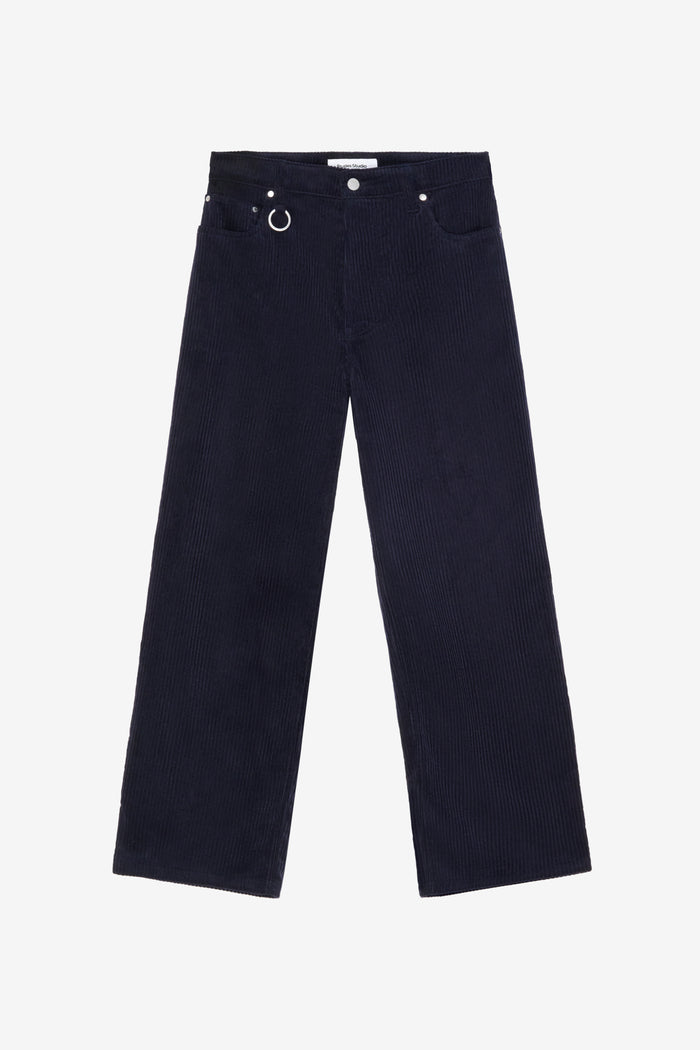 ETUDES STUDIO CDR LOOSE 5 POCKETS PANT NAVY 1