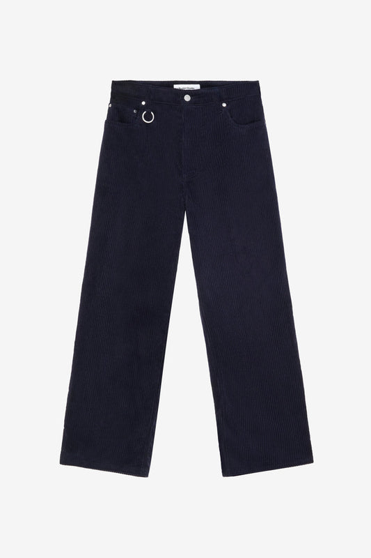 ETUDES STUDIO CDR LOOSE 5 POCKETS PANT NAVY 1