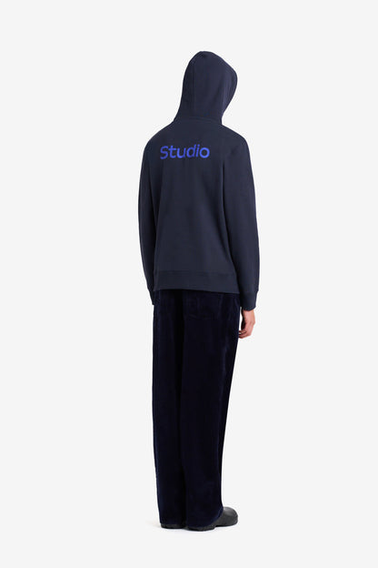 ETUDES STUDIO CDR LOOSE 5 POCKETS PANT NAVY 4