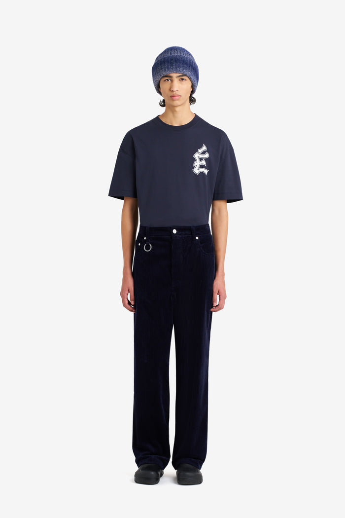 ETUDES STUDIO CDR LOOSE 5 POCKETS PANT NAVY 7