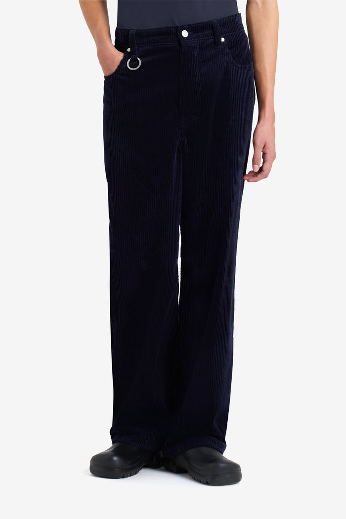 ETUDES STUDIO CDR LOOSE 5 POCKETS PANT NAVY 8