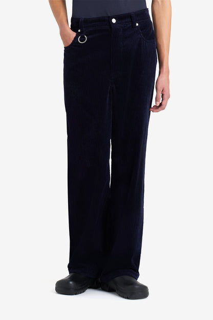 ETUDES STUDIO CDR LOOSE 5 POCKETS PANT NAVY 8