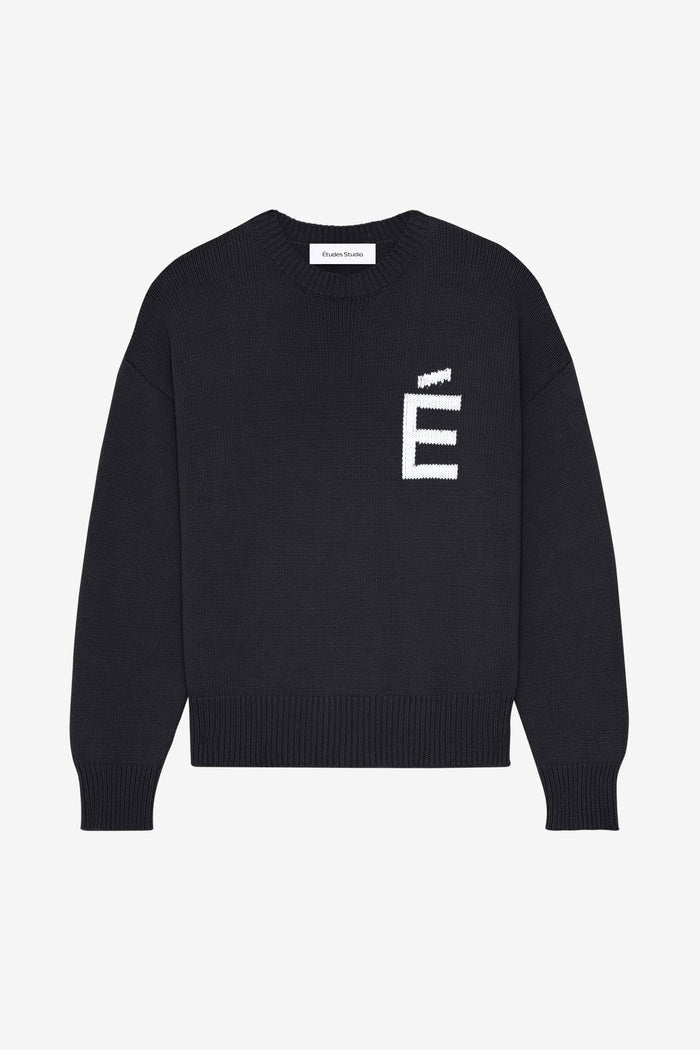 ETUDES STUDIO COTTON ROUNDNECK BLACK 1