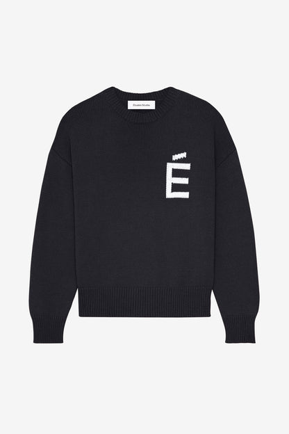 ETUDES STUDIO COTTON ROUNDNECK BLACK 1