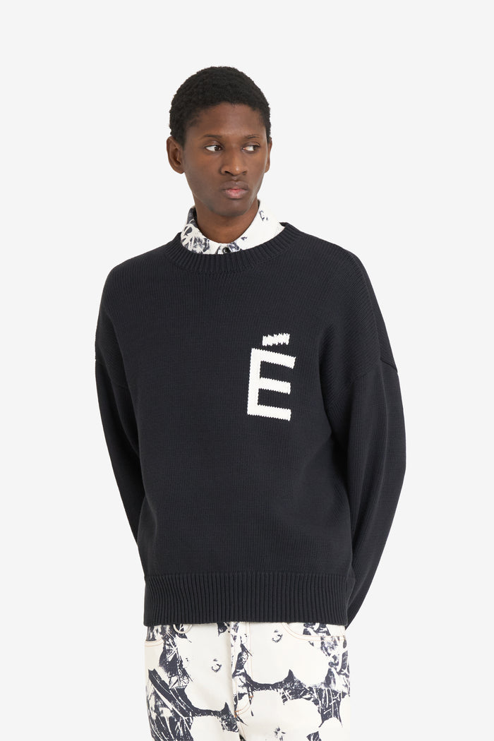 ETUDES STUDIO COTTON ROUNDNECK BLACK 3